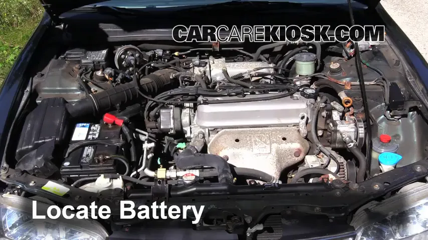 1997 Honda Accord LX 2.2L 4 Cyl. Sedan (4 Door) Battery Replace